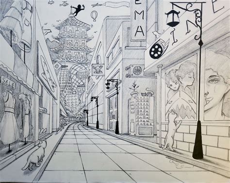 Captivating Dream City Drawings to Inspire Your Imagination.